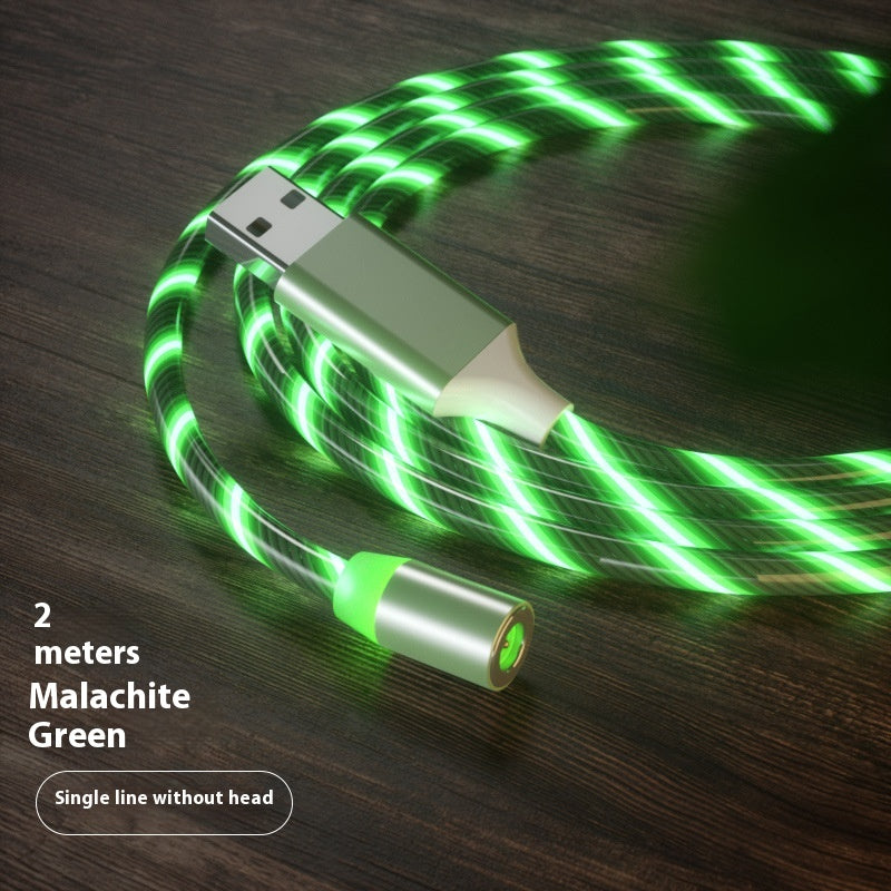 Magnetic LED Fast Charging Cable – Type-C, Micro USB & Lightning