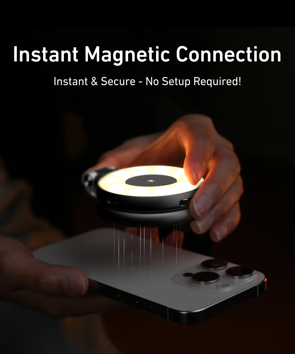 Magnetic Selfie Light for iPhone, Samsung, Xiaomi - Lonopy