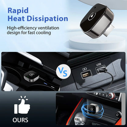 2 in 1 Wireless Apple CarPlay & Android Auto Wireless Adapter