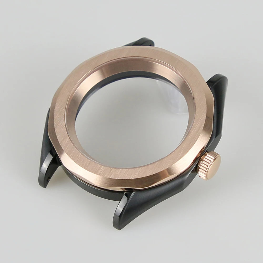 40mm 316L Stainless Steel Fit NH34 NH35 NH36 Movement  28.5mm Dial And SKX Parts  Sapphire Glass 007 Watch Case