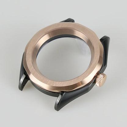 40mm 316L Stainless Steel Fit NH34 NH35 NH36 Movement  28.5mm Dial And SKX Parts  Sapphire Glass 007 Watch Case
