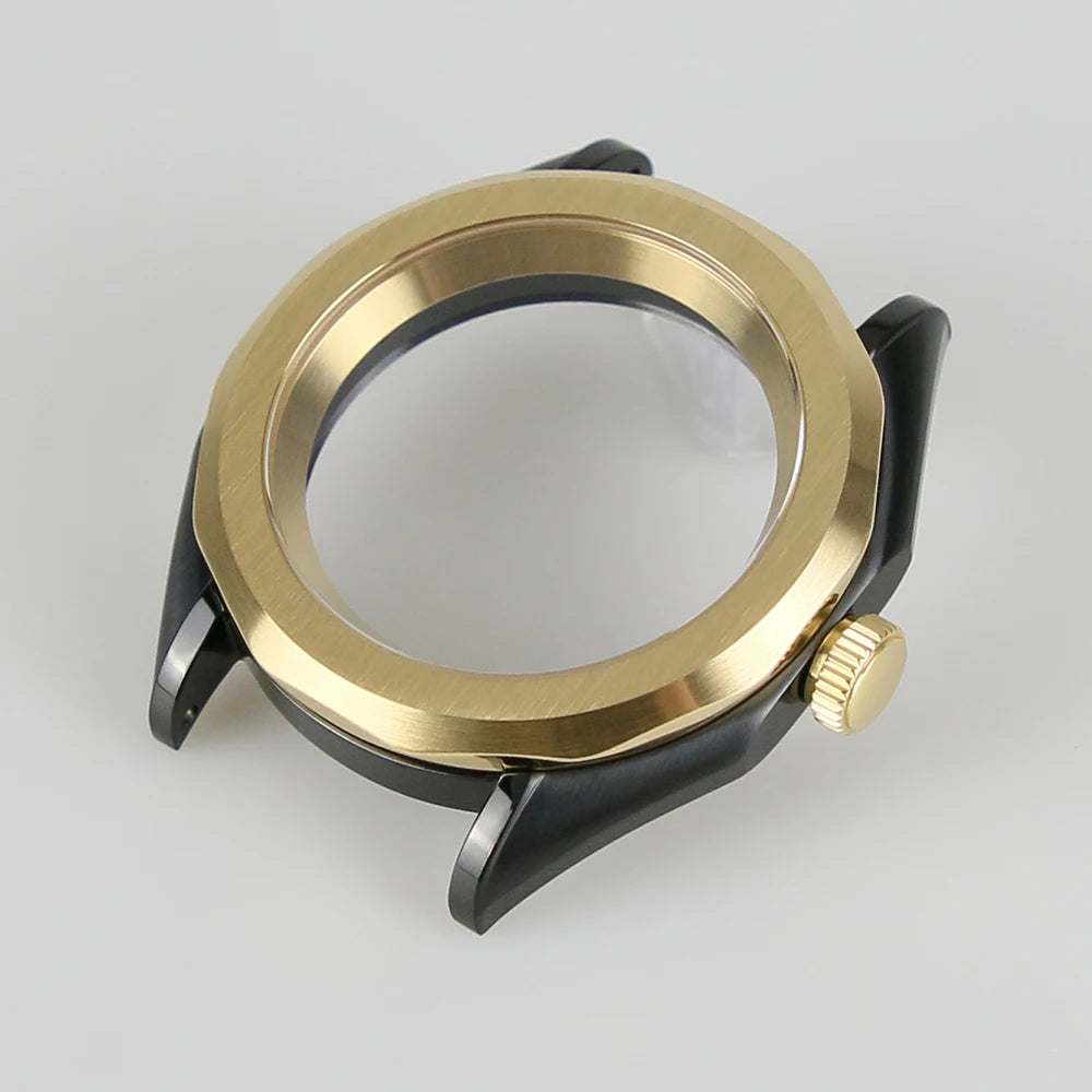 40mm 316L Stainless Steel Fit NH34 NH35 NH36 Movement  28.5mm Dial And SKX Parts  Sapphire Glass 007 Watch Case