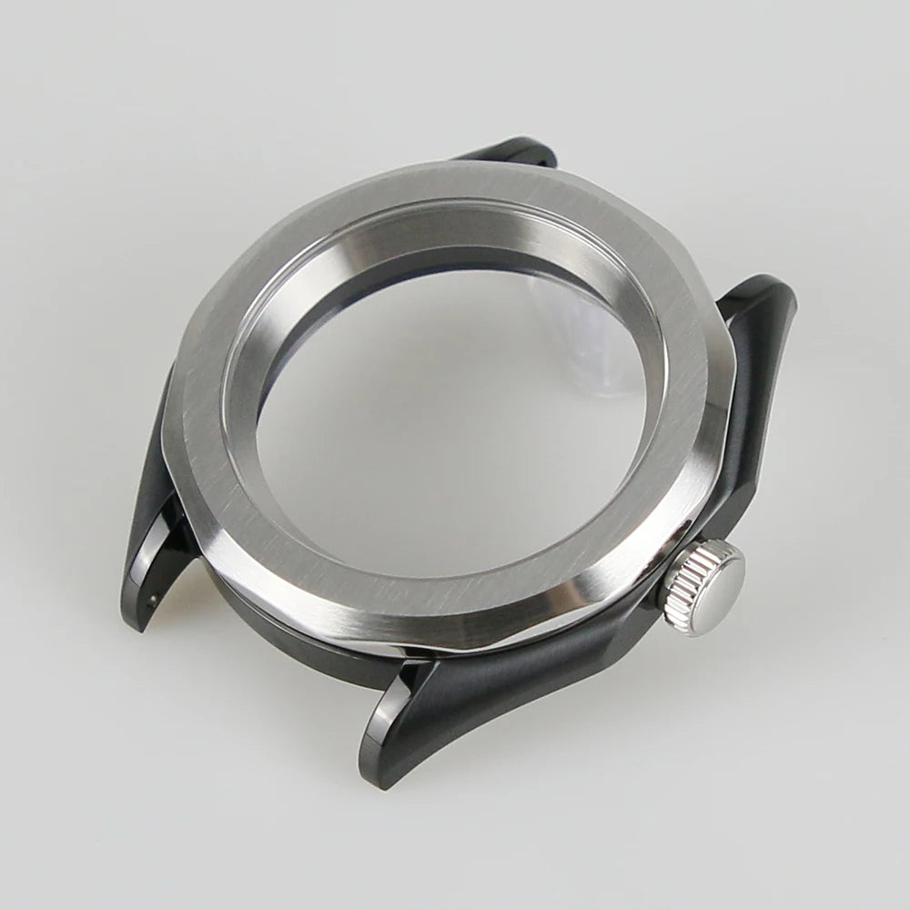 40mm 316L Stainless Steel Fit NH34 NH35 NH36 Movement  28.5mm Dial And SKX Parts  Sapphire Glass 007 Watch Case