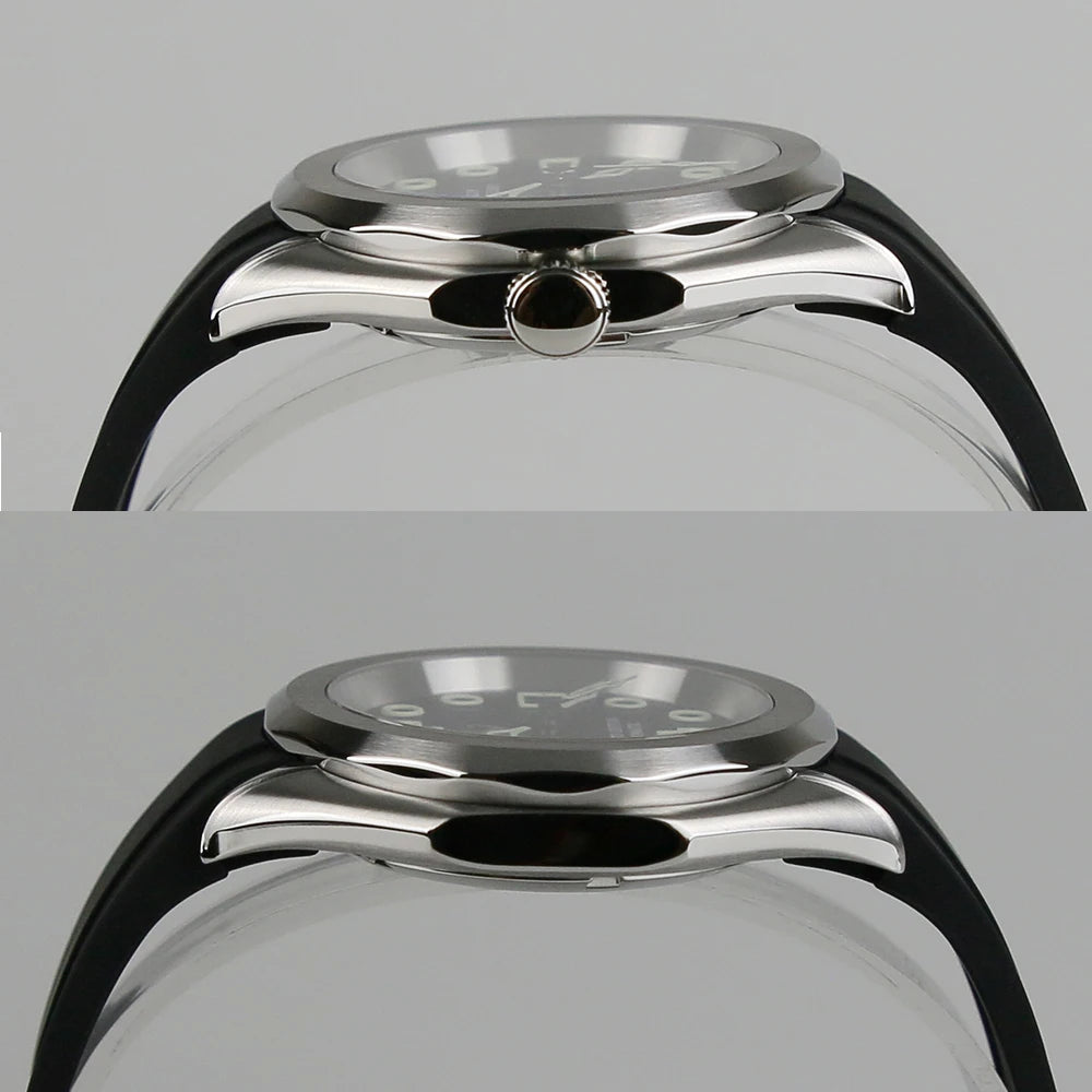 40mm 316L Stainless Steel Fit NH34 NH35 NH36 Movement  28.5mm Dial And SKX Parts  Sapphire Glass 007 Watch Case