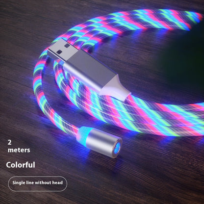 Magnetic LED Fast Charging Cable – Type-C, Micro USB & Lightning
