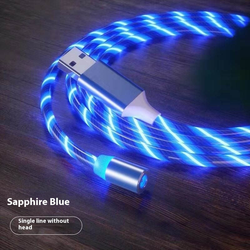 Magnetic LED Fast Charging Cable – Type-C, Micro USB & Lightning
